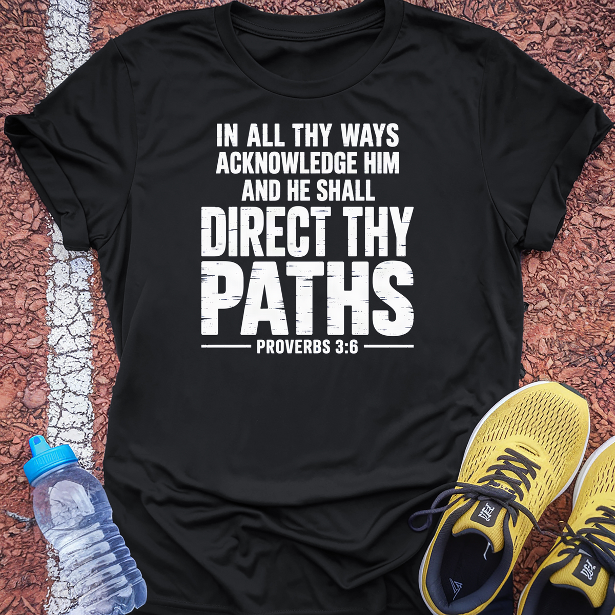 Direct My Paths T-Shirt - Black