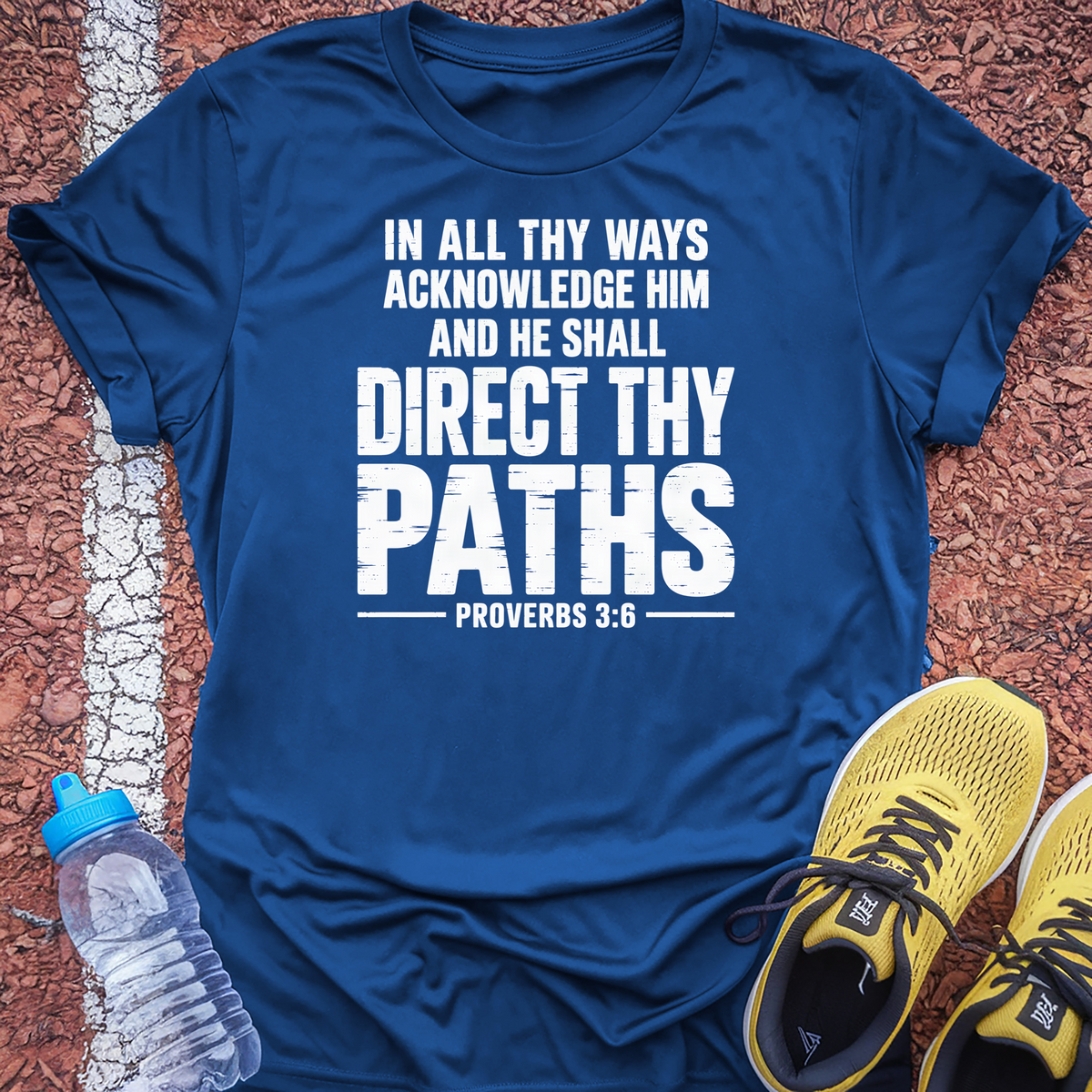Direct My Paths T-Shirt - Royal