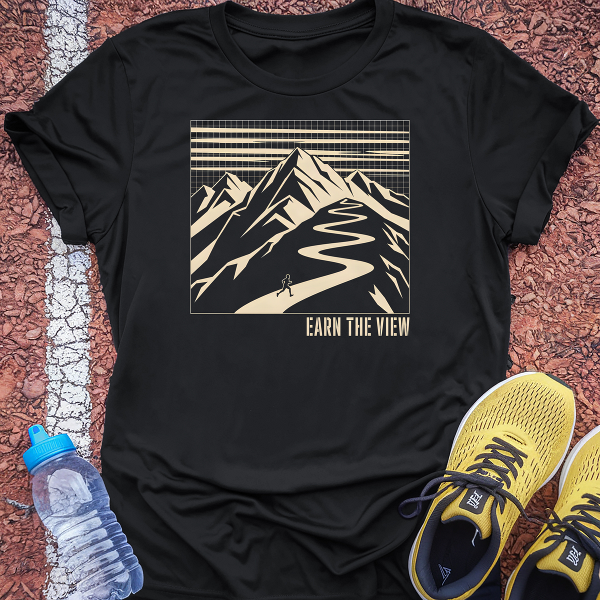 Earn the View T-Shirt - Black