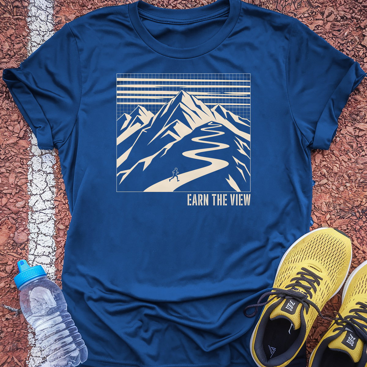 Earn the View T-Shirt - Royal