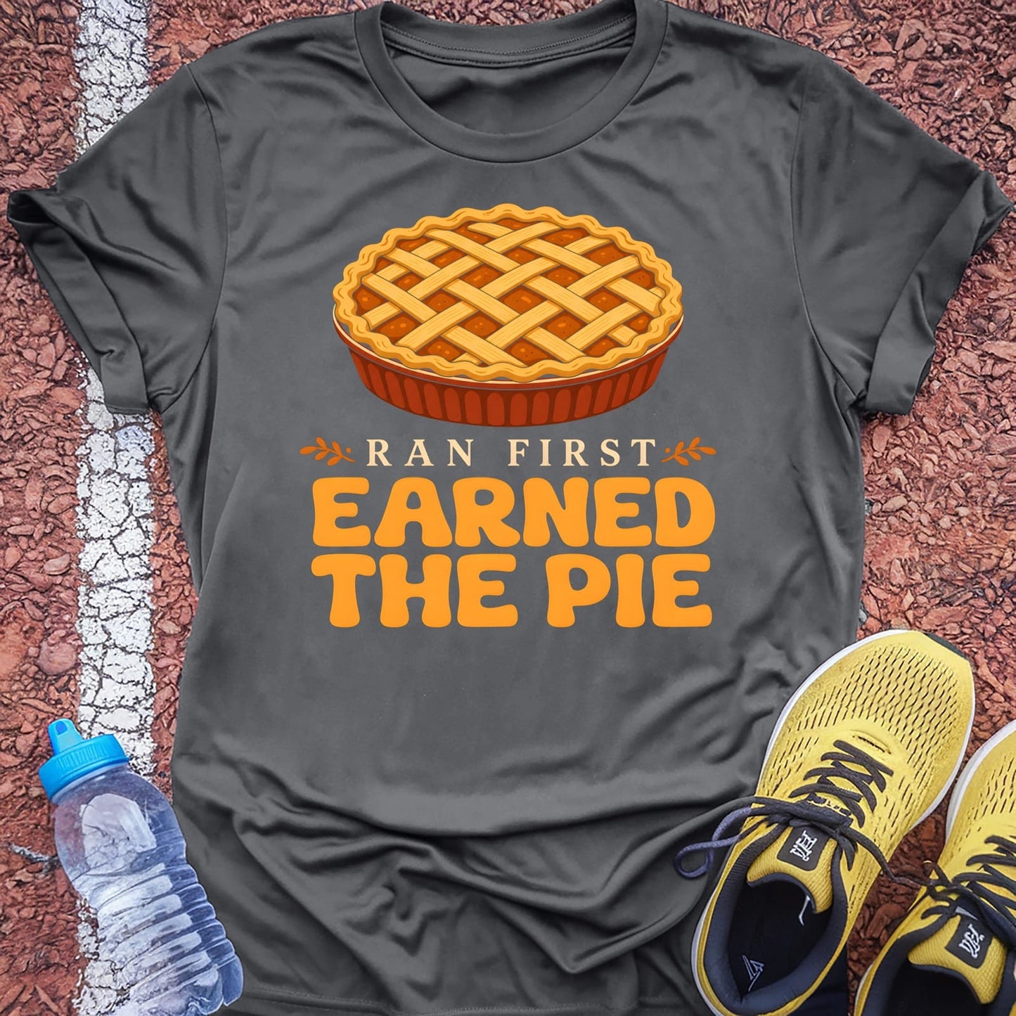 Earned the Pie T-Shirt - Charcoal