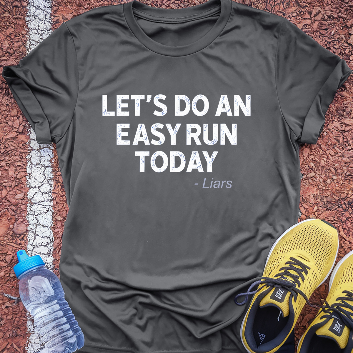 Easy Run Liars T-Shirt - Charcoal