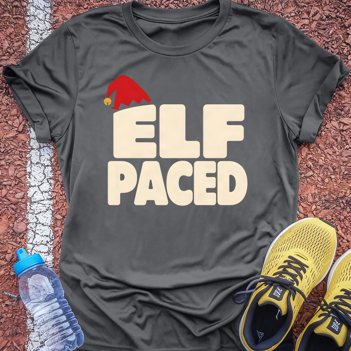 Elf Paced T-Shirt - Charcoal