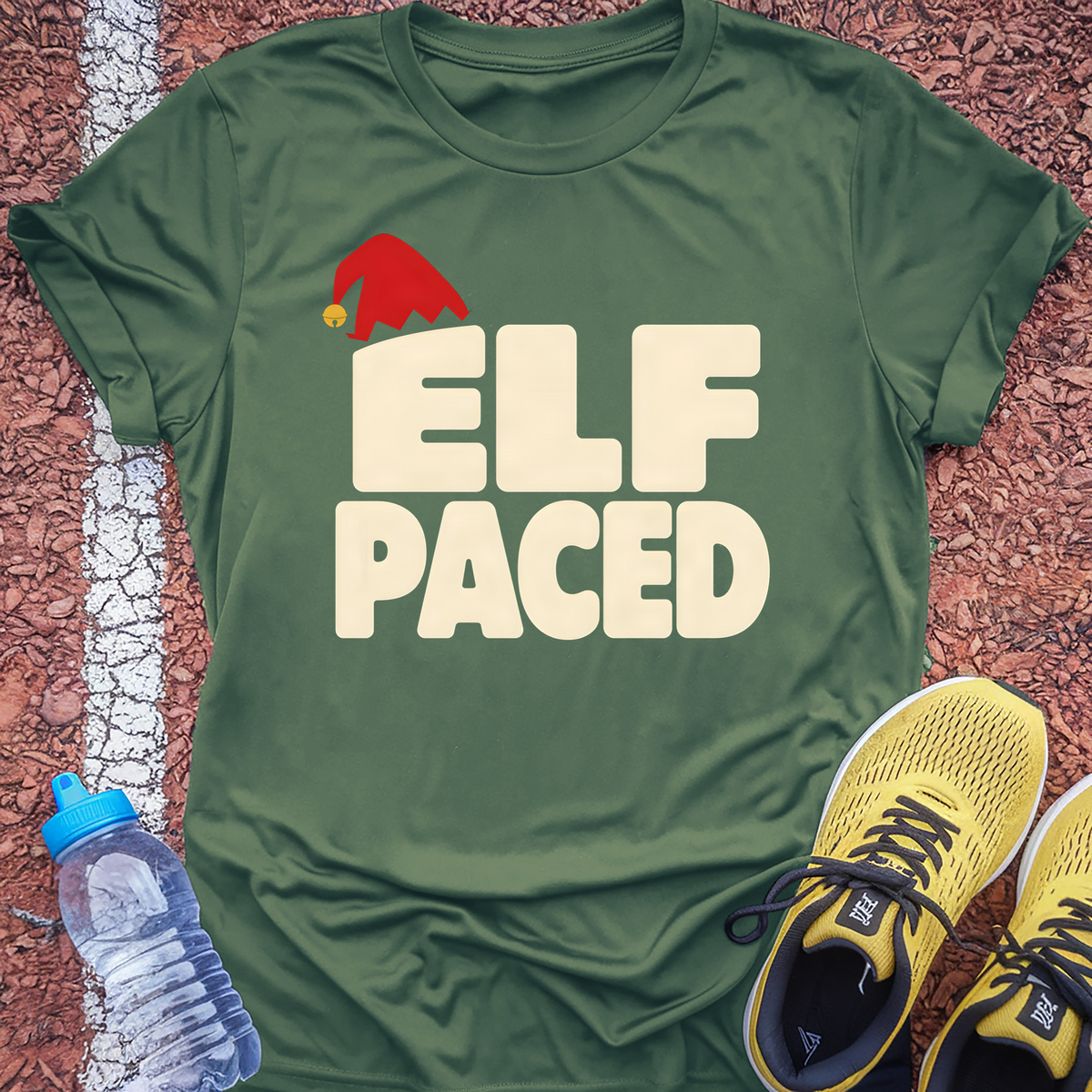 Elf Paced T-Shirt - Military Green