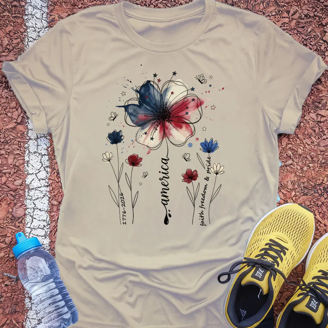 Faith & Freedom Tech Tee