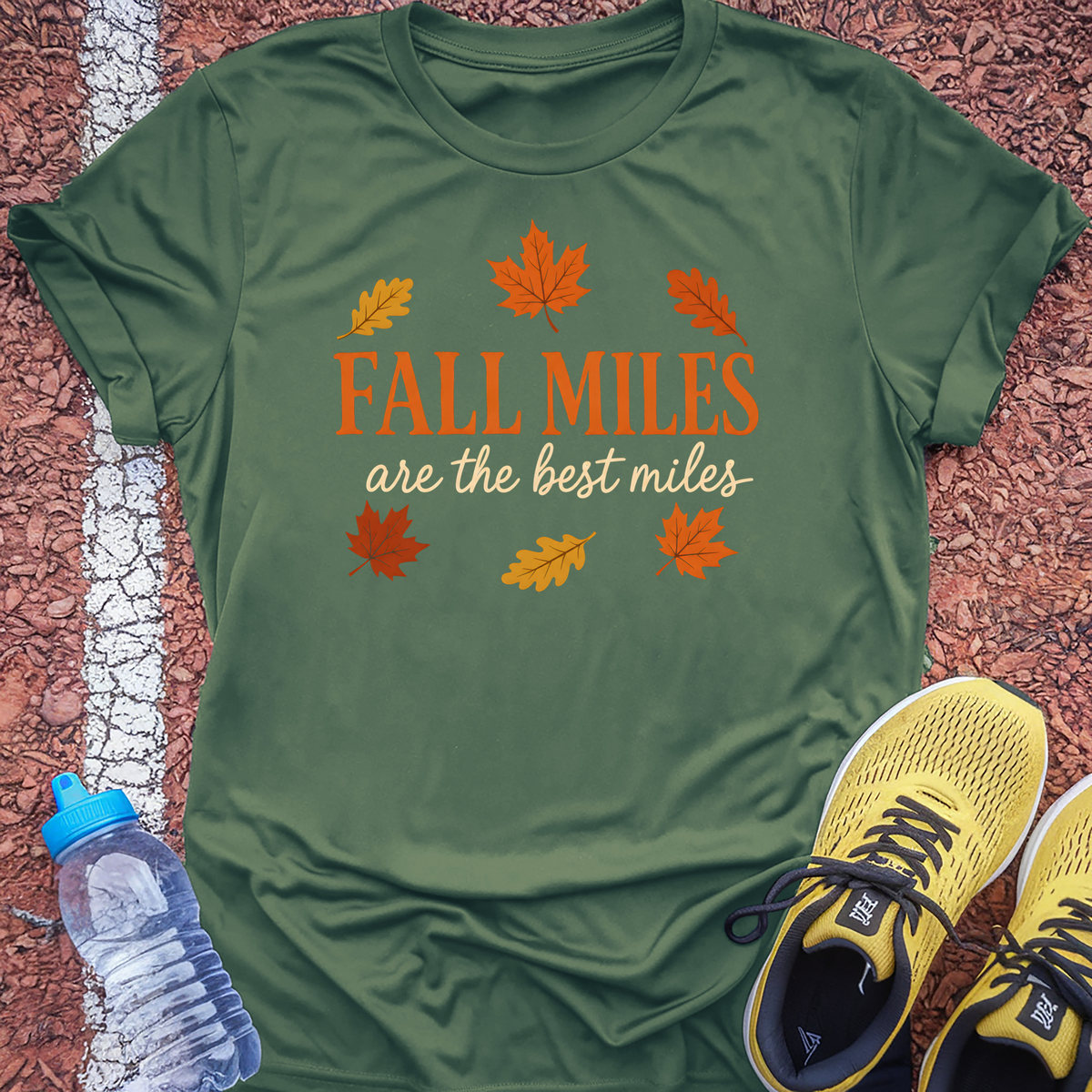 Fall Miles T-Shirt - Military Green
