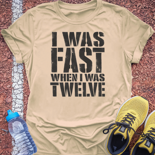 Fast When I Was Twelve T-Shirt - Natural
