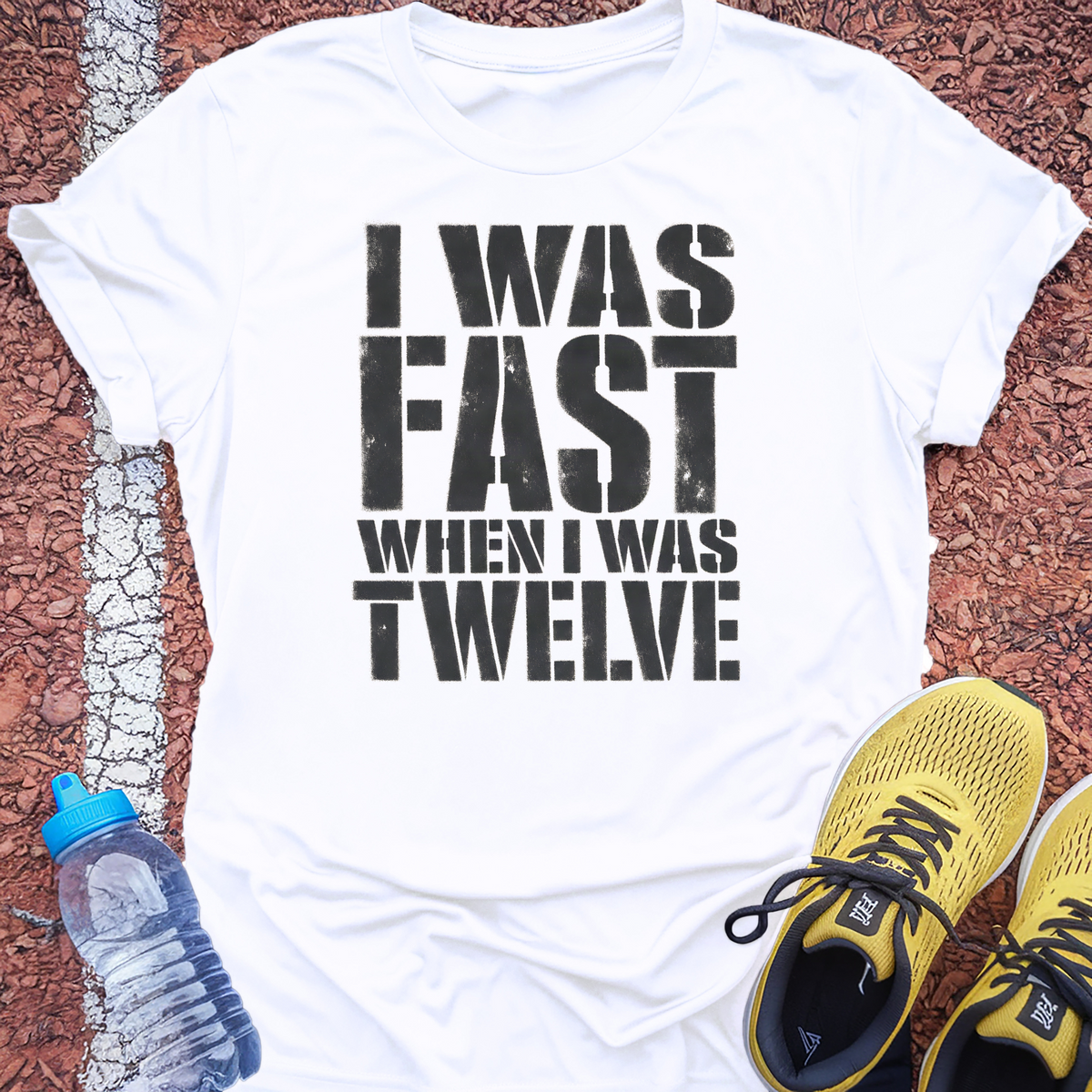 Fast When I Was Twelve T-Shirt - White