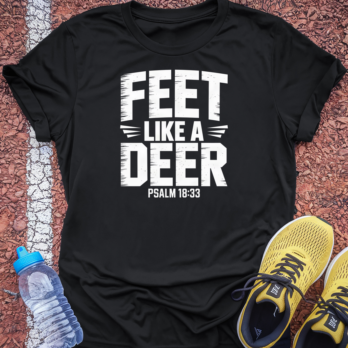 Feet Like a Deer T-Shirt - Black
