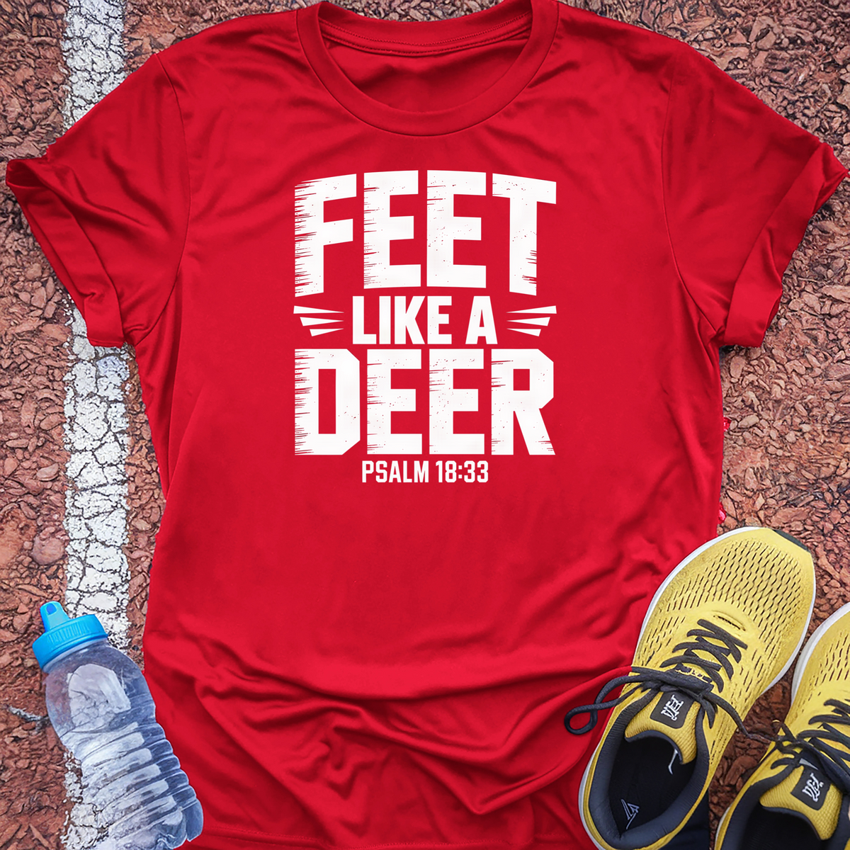 Feet Like a Deer T-Shirt - Red