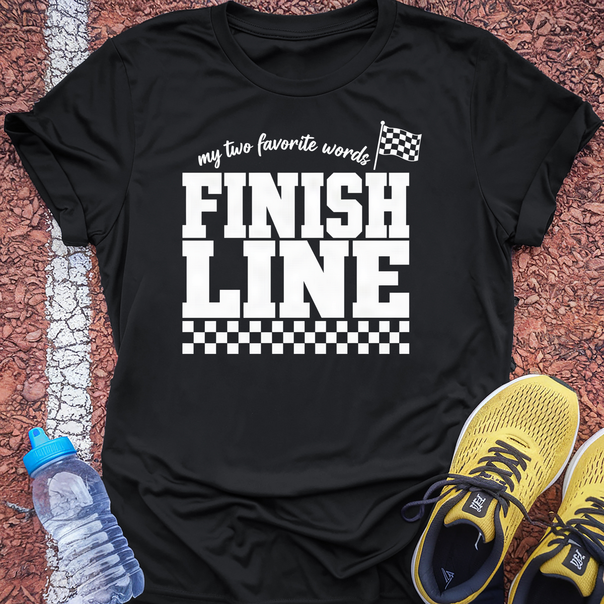 Finish Line T-Shirt - Black