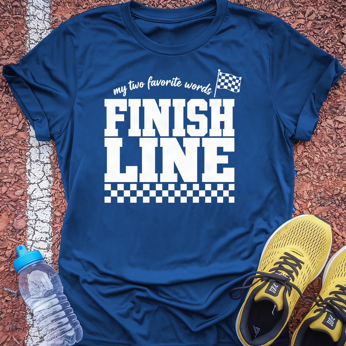 Finish Line T-Shirt - Royal