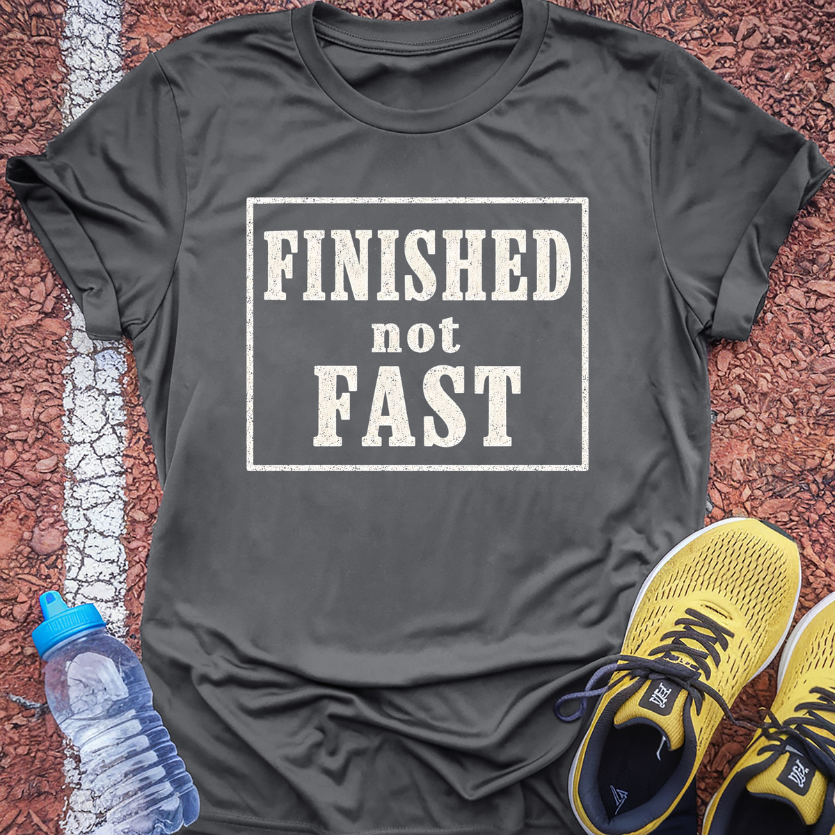 Finished Not Fast T-Shirt - Charcoal