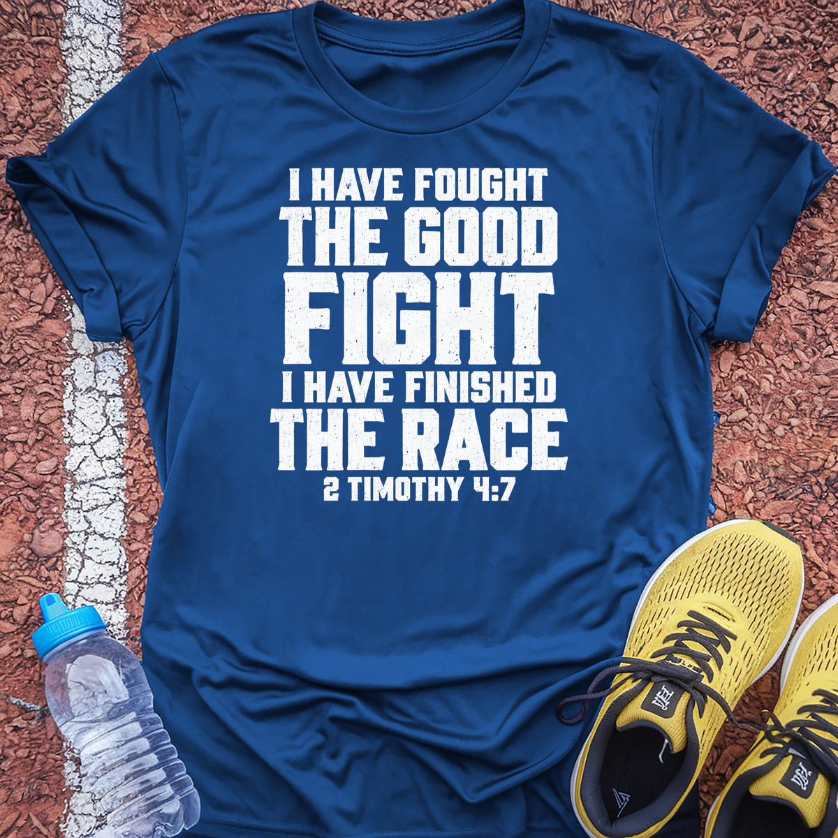 Finished the Race T-Shirt - Royal