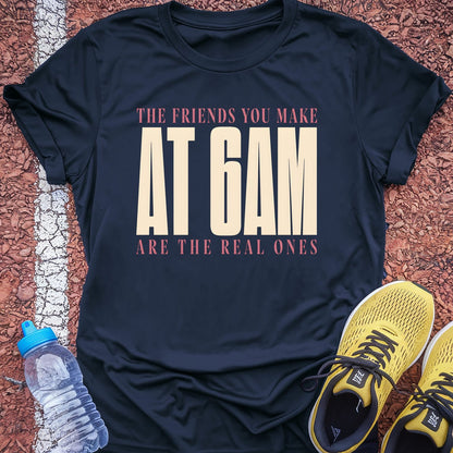 Friends at 6AM t-shirt — Navy