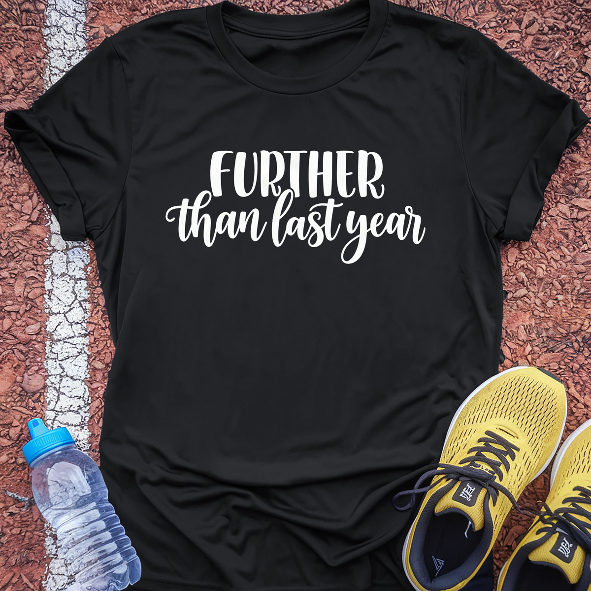 Further Than Last Year T-Shirt - Black