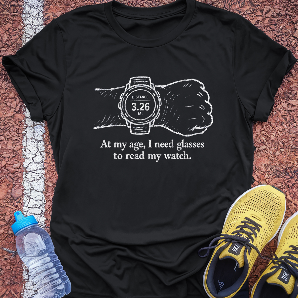 Glasses for My Watch T-Shirt - Black