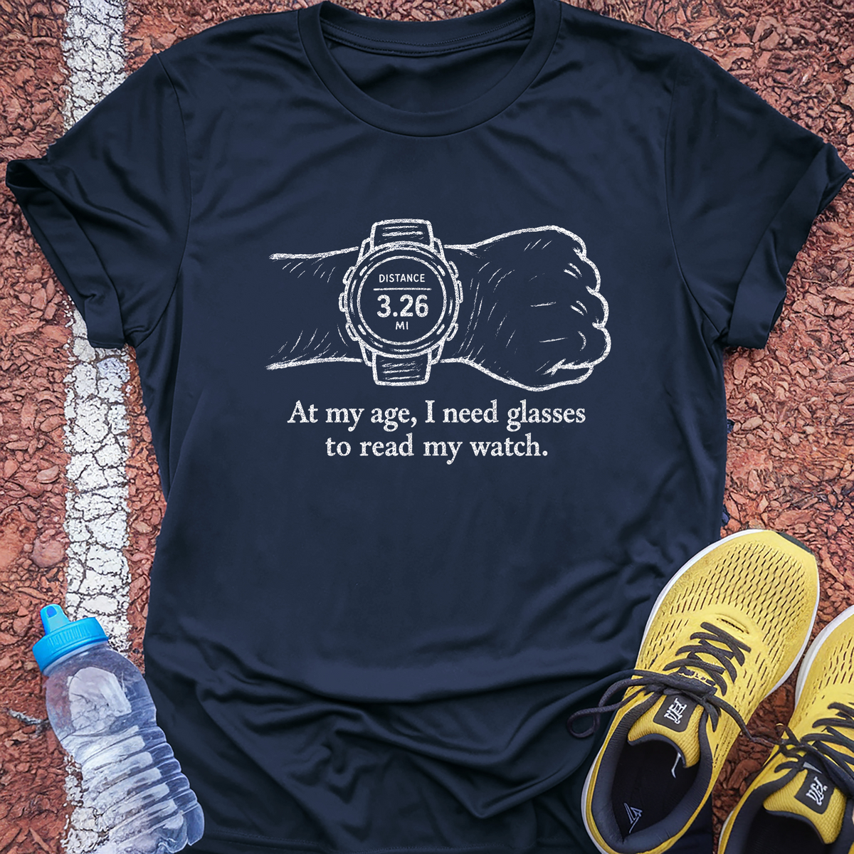Glasses for My Watch T-Shirt - Navy