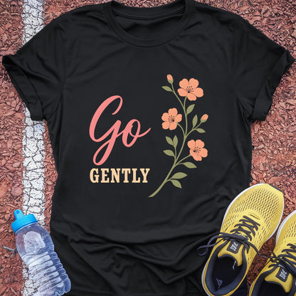 Go Gently t-shirt — Black