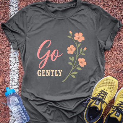 Go Gently t-shirt — Charcoal