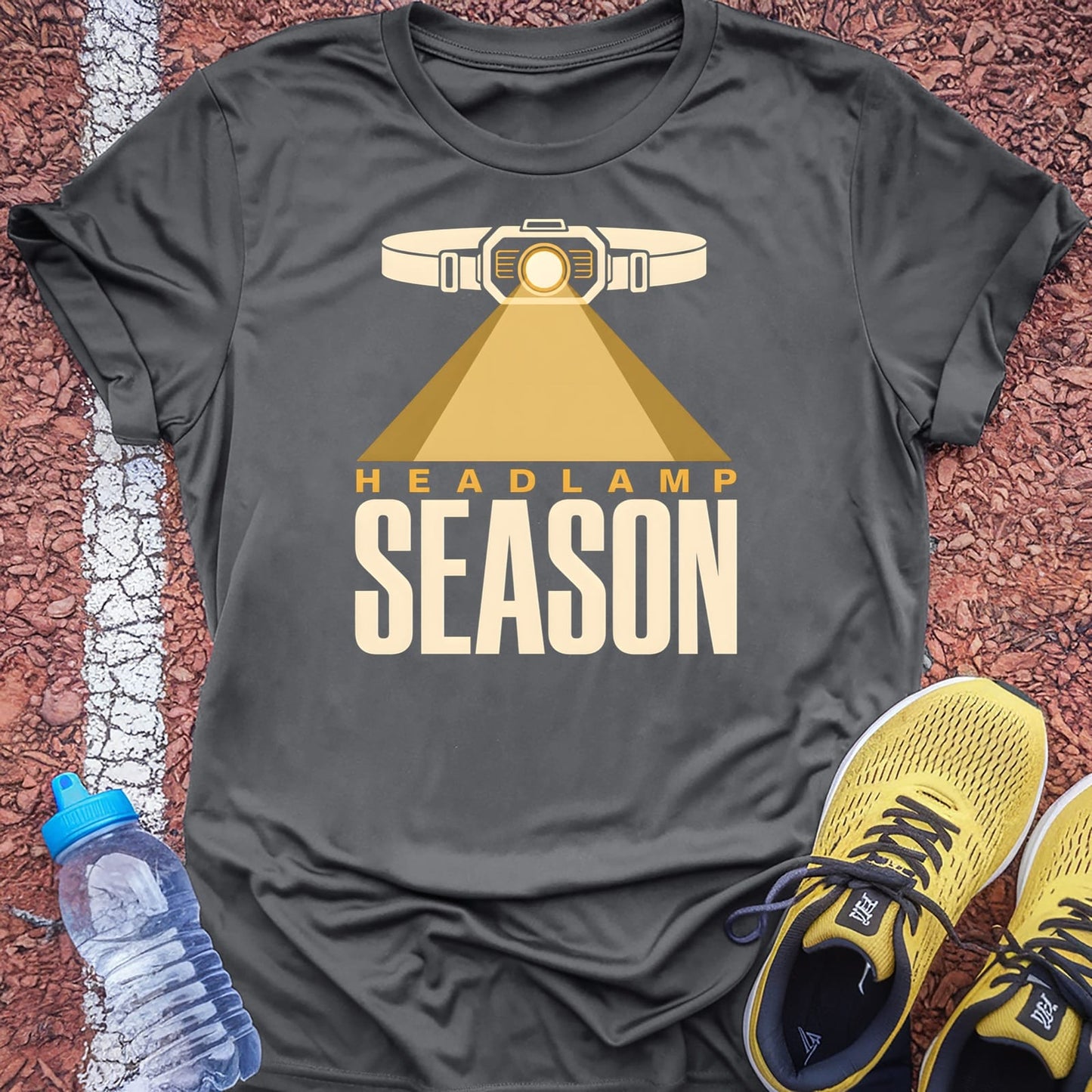 Headlamp Season T-Shirt - Charcoal