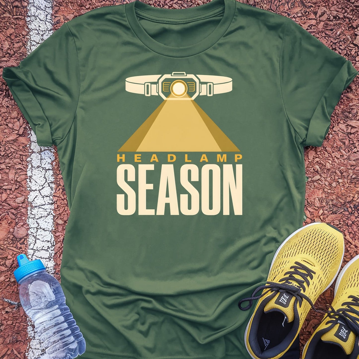 Headlamp Season T-Shirt - Military Green