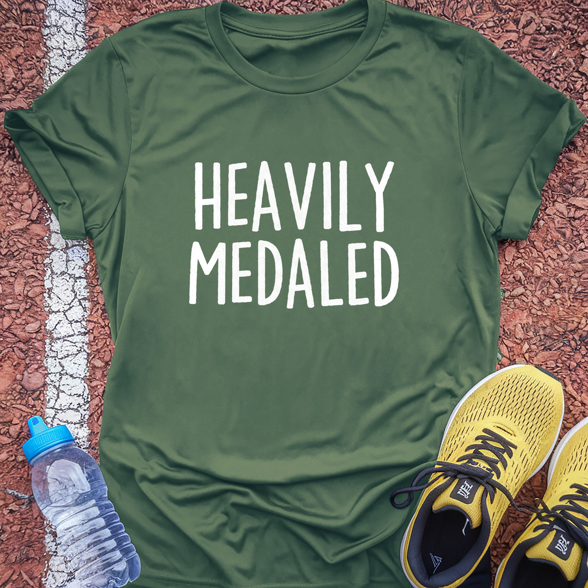 Heavily Medaled T-Shirt - Military Green