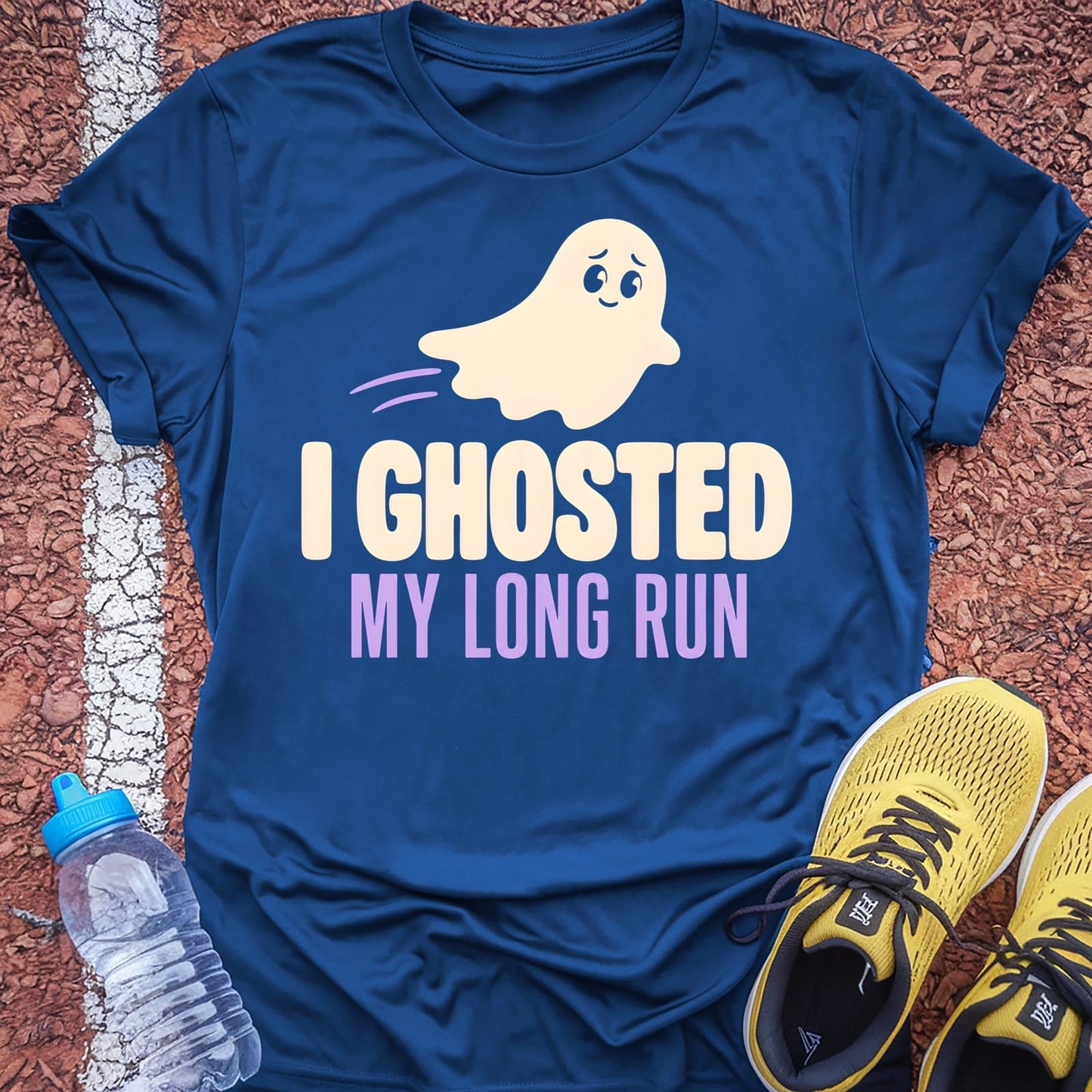 I Ghosted My Long Run T-Shirt - Royal