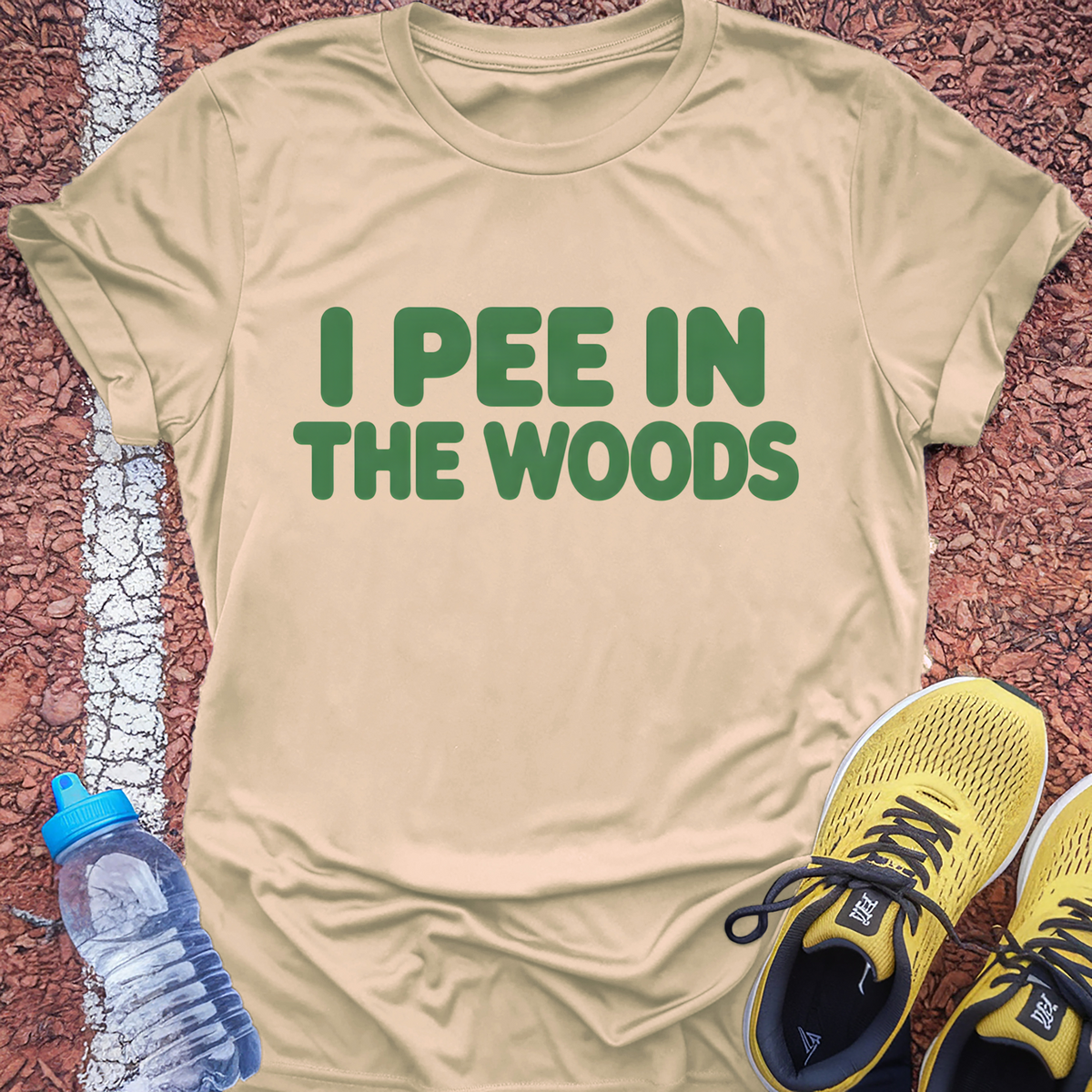 I Pee in the Woods T-Shirt - Natural