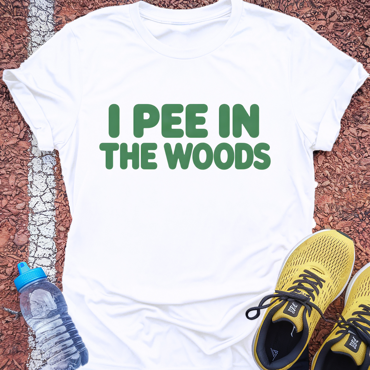 I Pee in the Woods T-Shirt - White