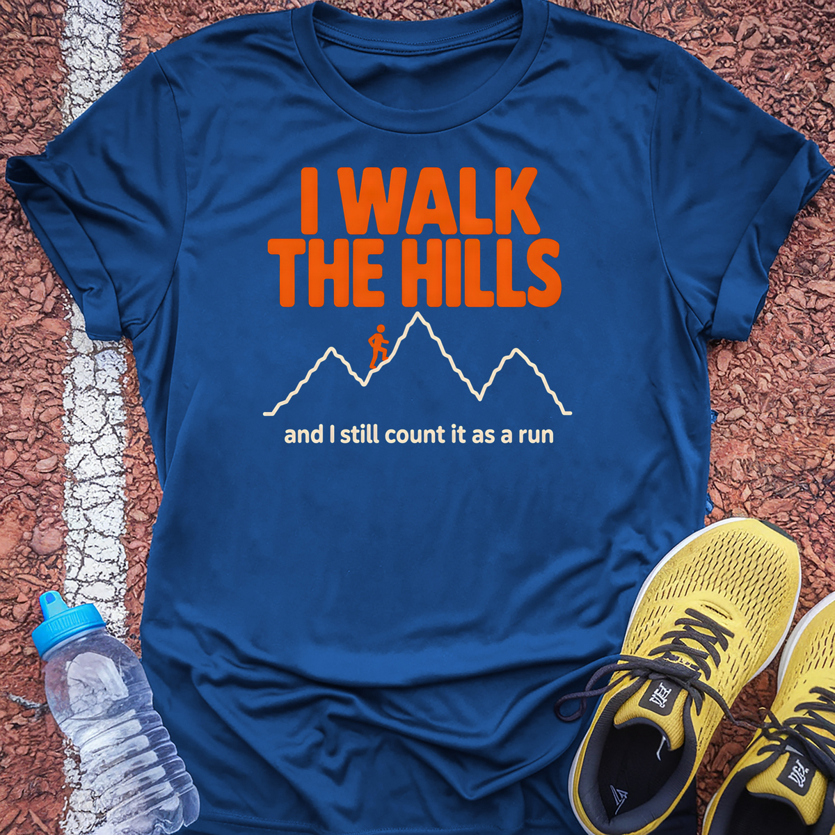 I Walk the Hills T-Shirt - Royal