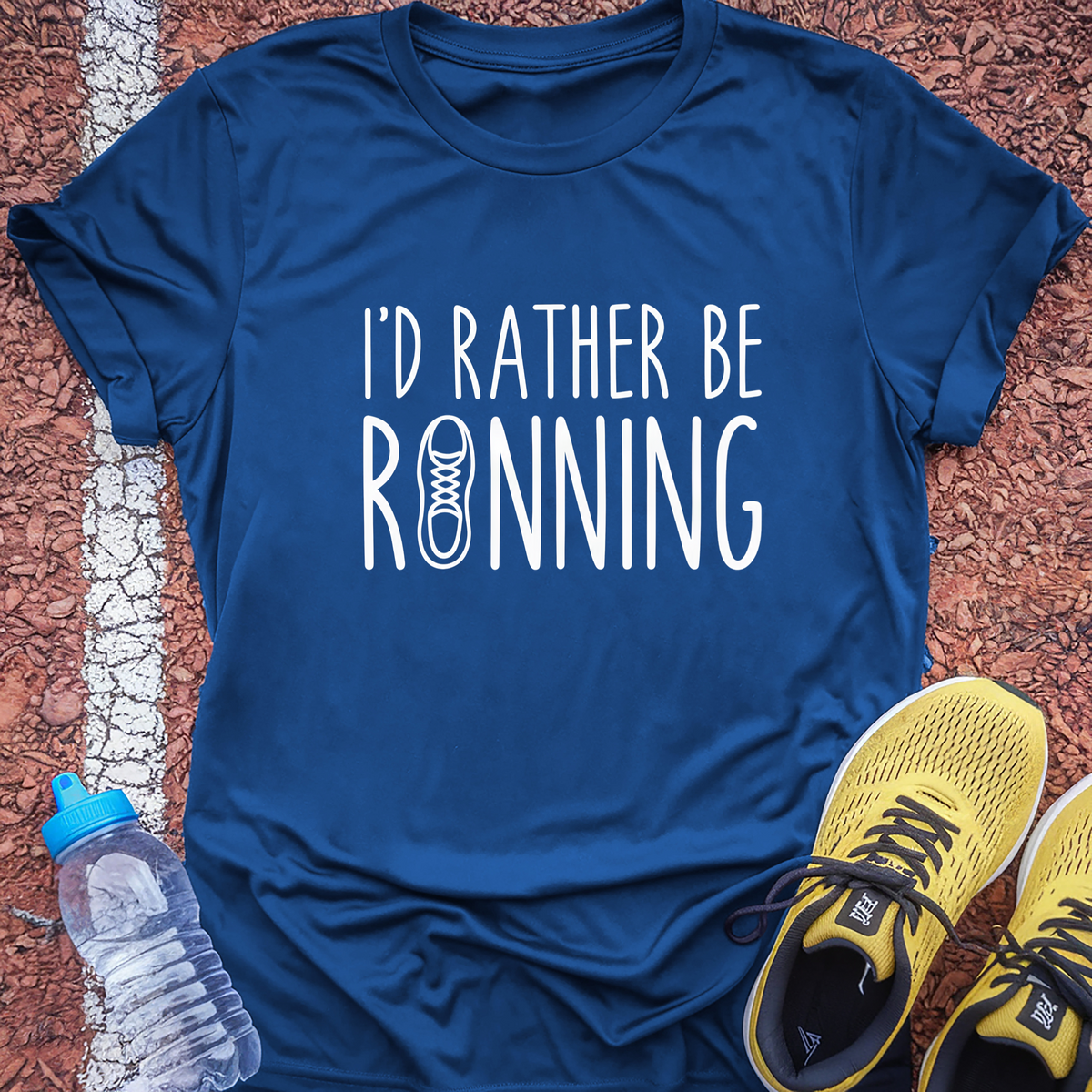 I'd Rather Be Running T-Shirt - Royal