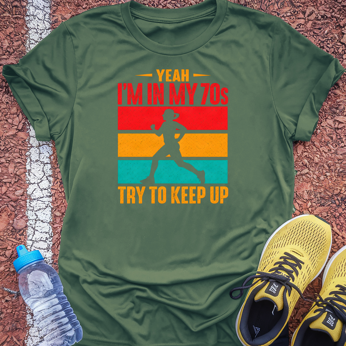 In My 70s T-Shirt - Military Green
