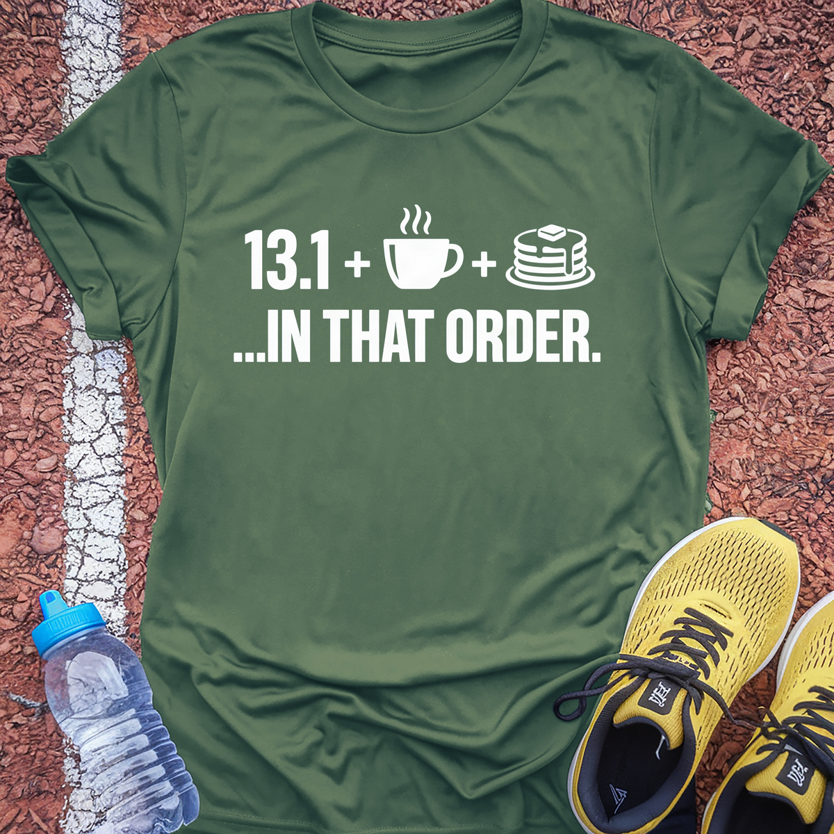 In That Order T-Shirt - Military Green