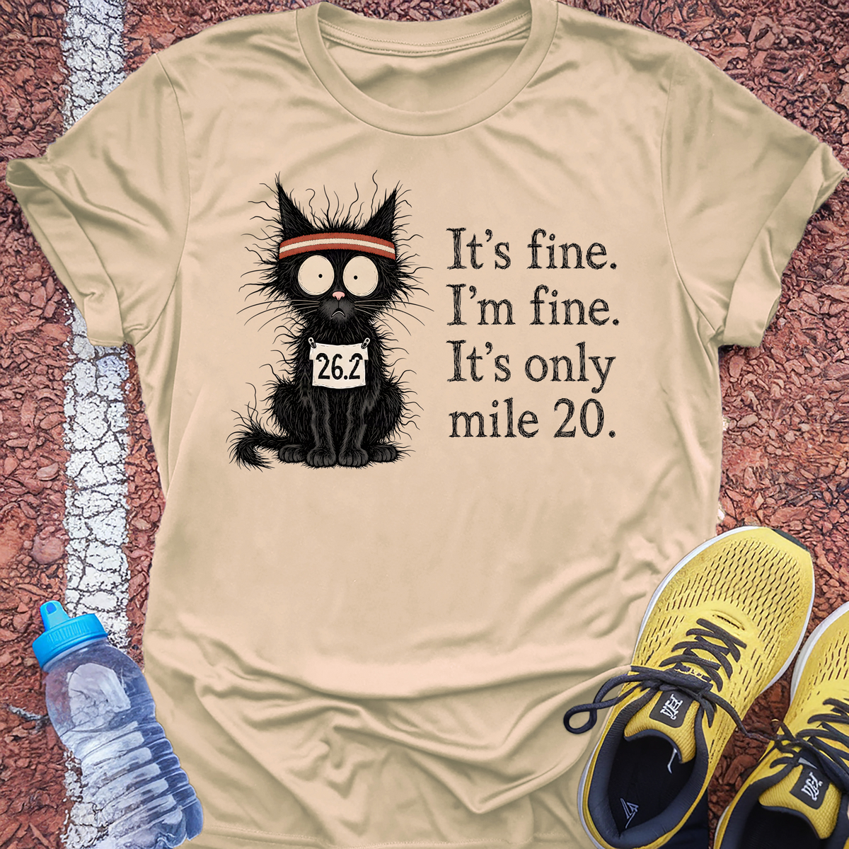 It's Only Mile 20 T-Shirt - Natural