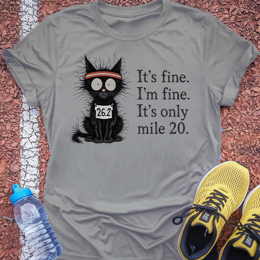 It's Only Mile 20 T-Shirt - Sport Grey