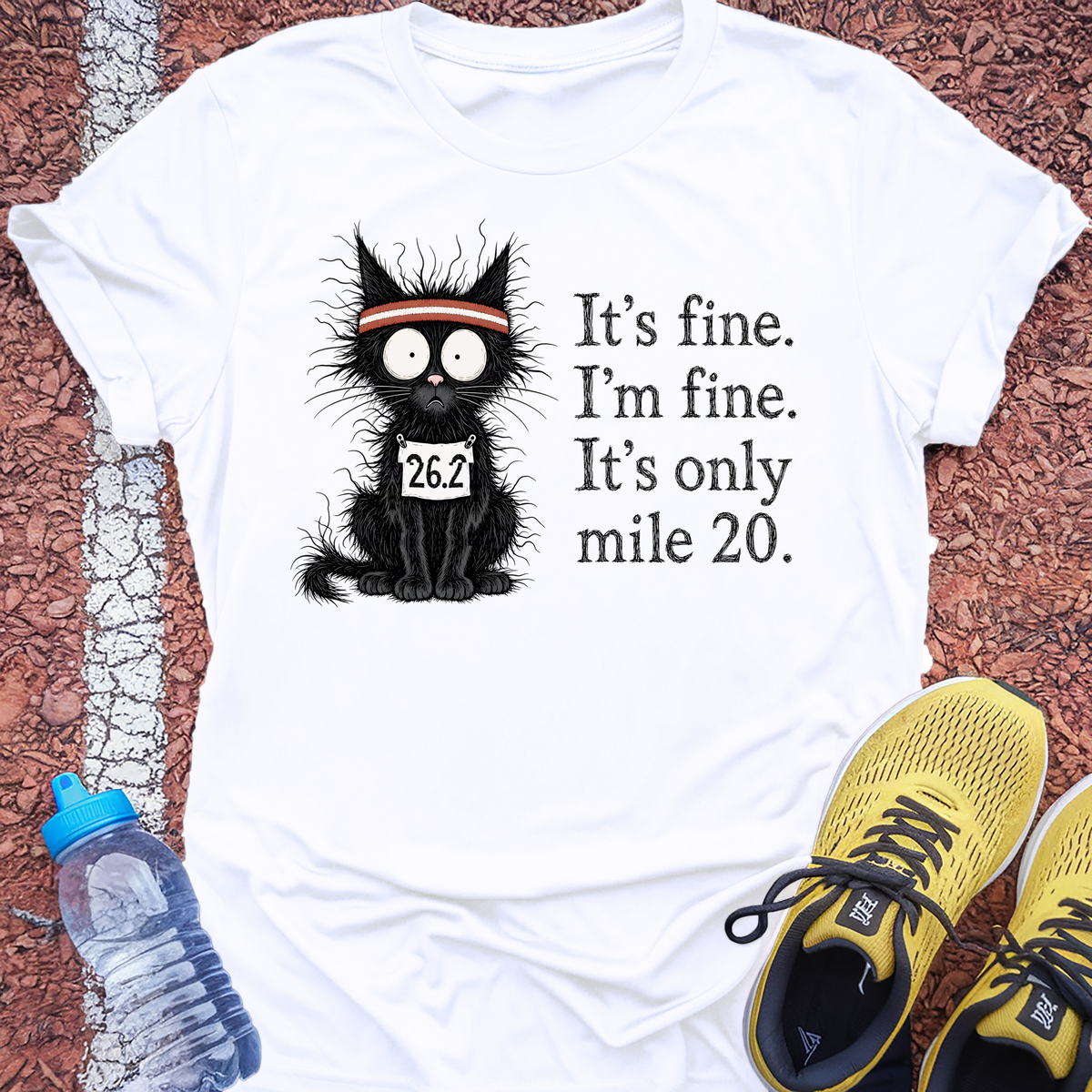It's Only Mile 20 T-Shirt - White