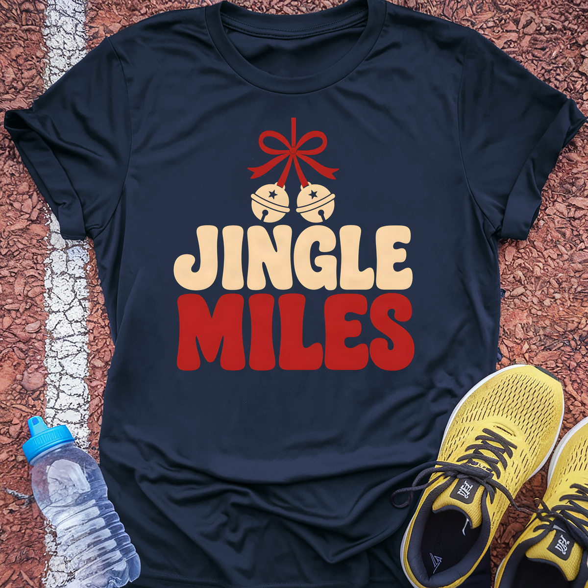Jingle Miles T-Shirt - Navy