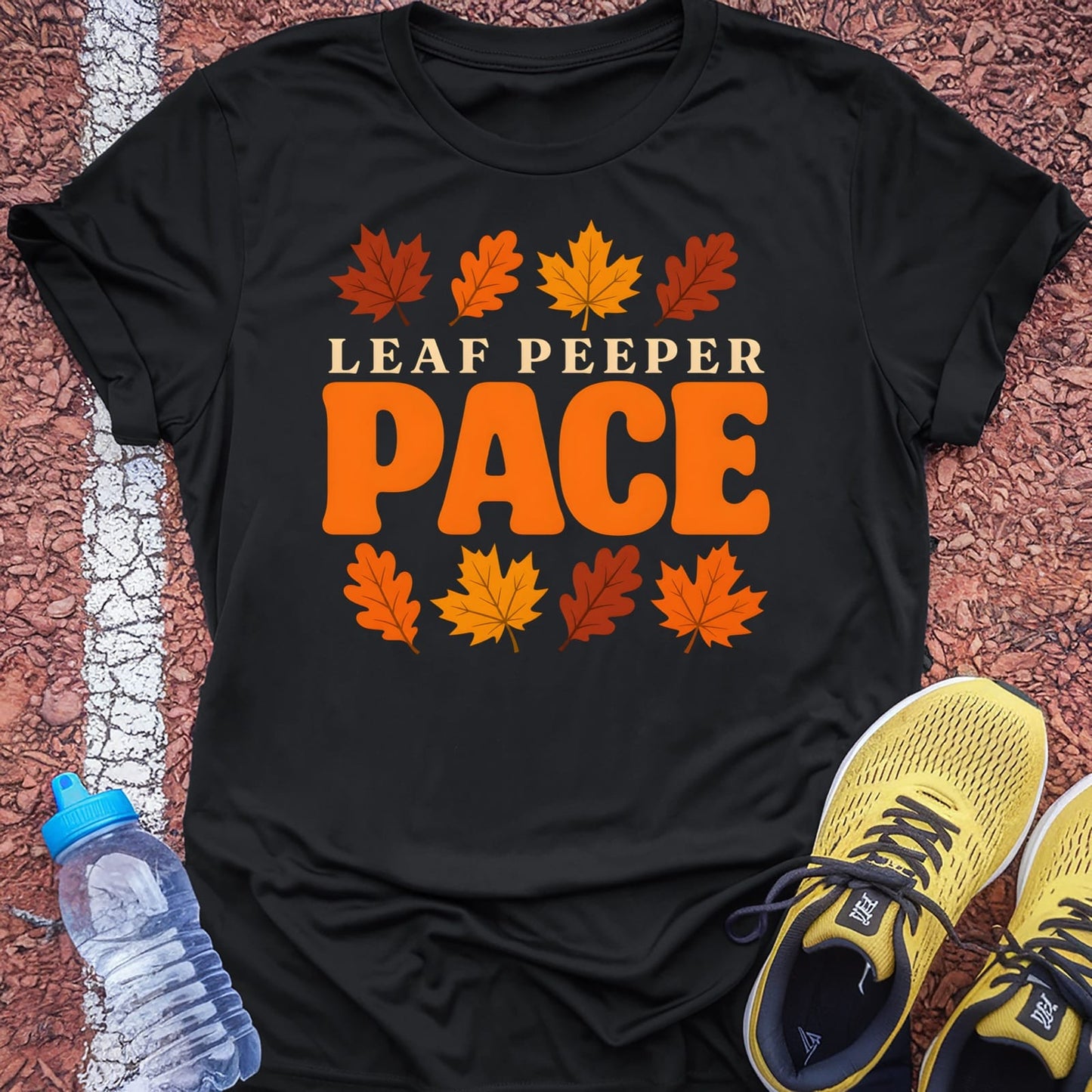 Leaf Peeper Pace T-Shirt - Black