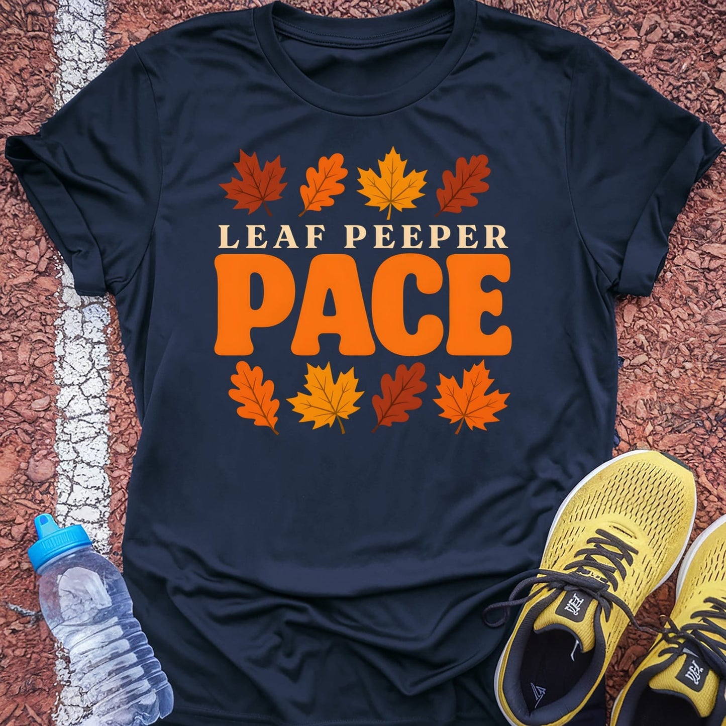 Leaf Peeper Pace T-Shirt - Navy