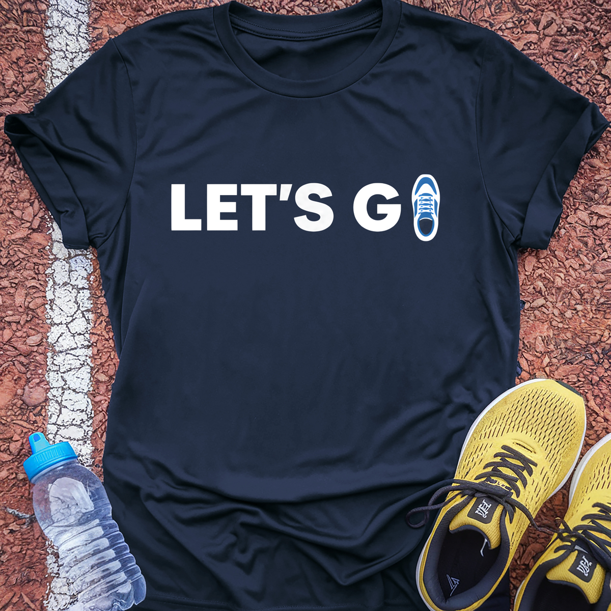 Let's Go T-Shirt - Navy