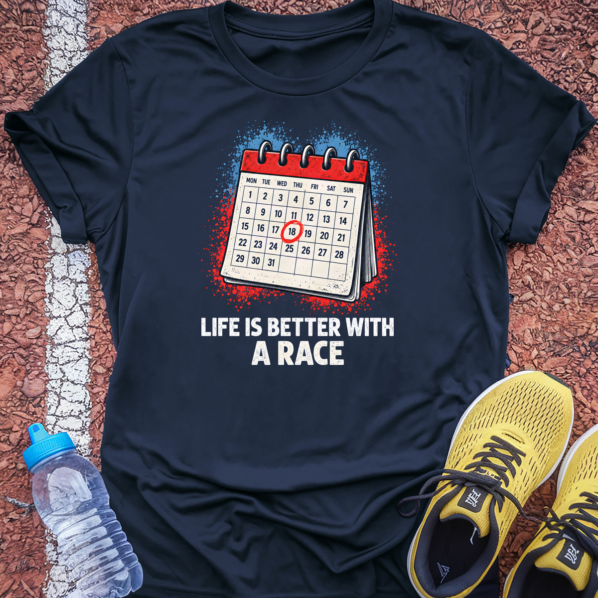 Better With a Race Tech Tee - True Navy