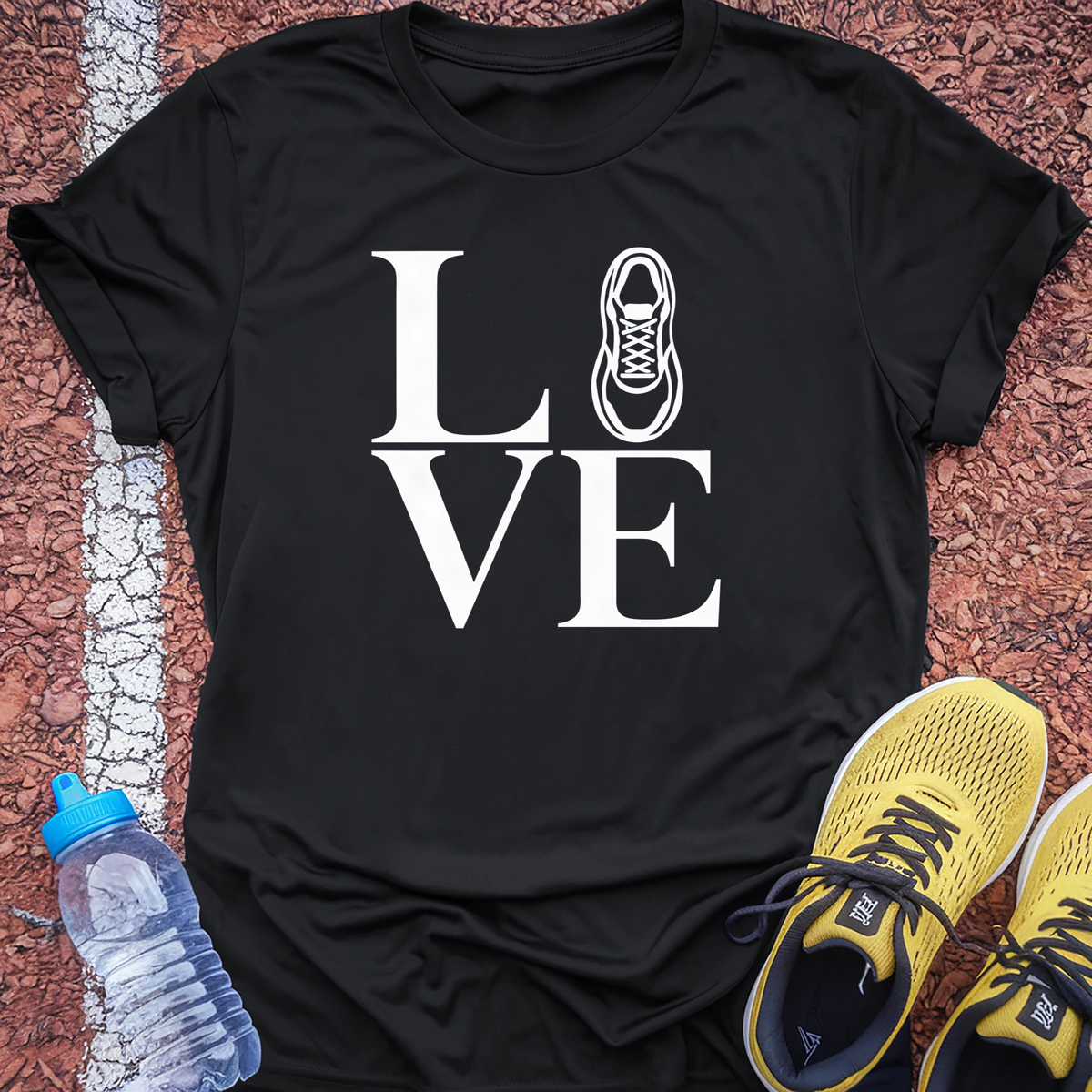 Love Run T-Shirt - Black