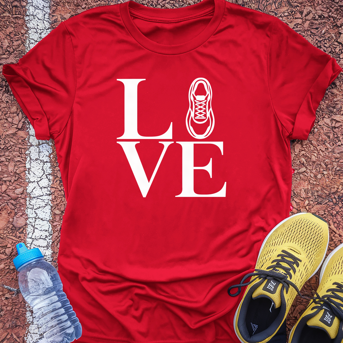 Love Run T-Shirt - Red