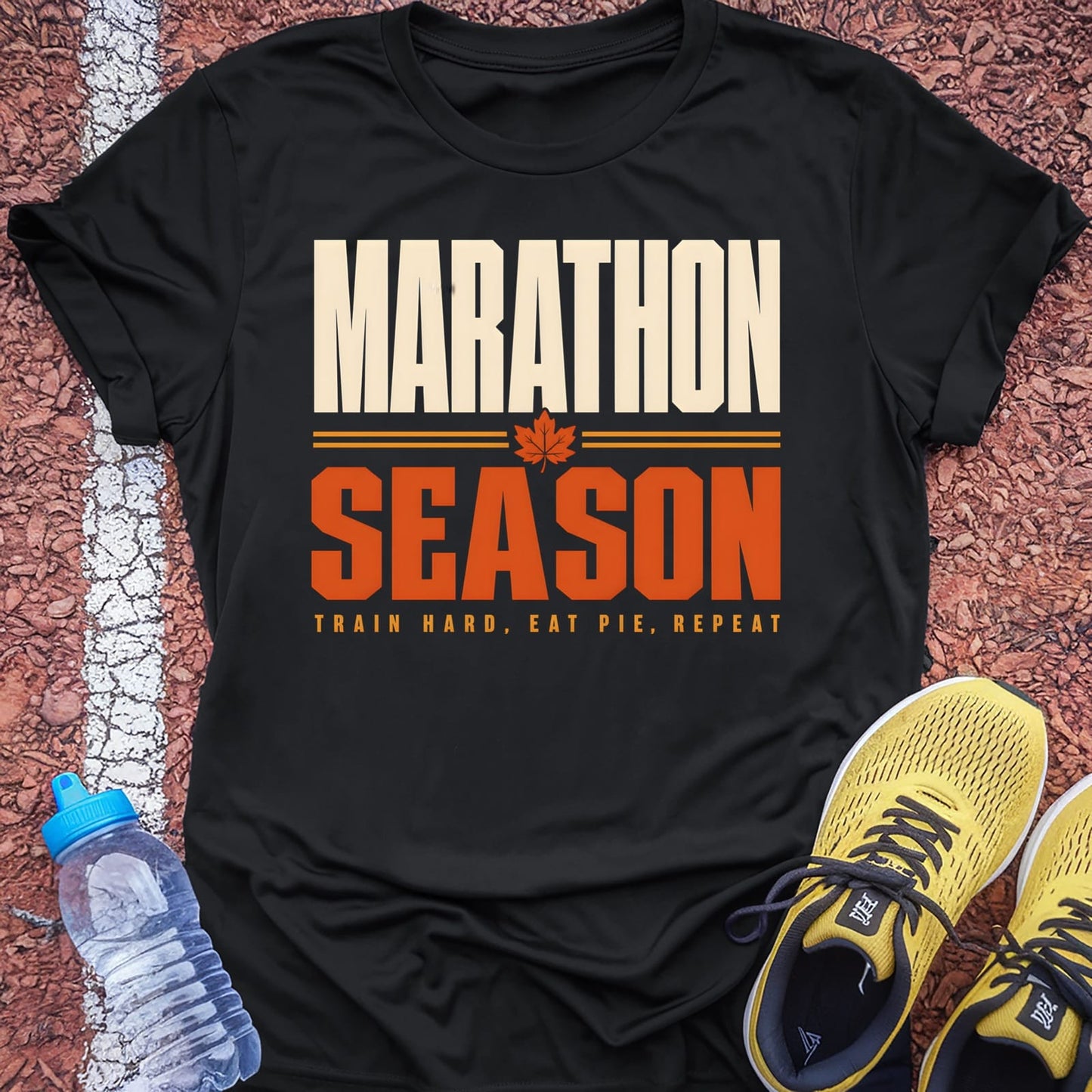 Marathon Season T-Shirt - Black