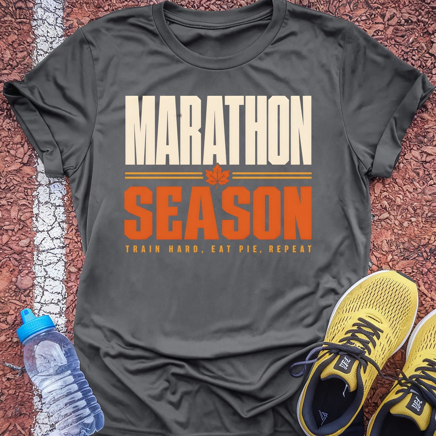 Marathon Season T-Shirt - Charcoal