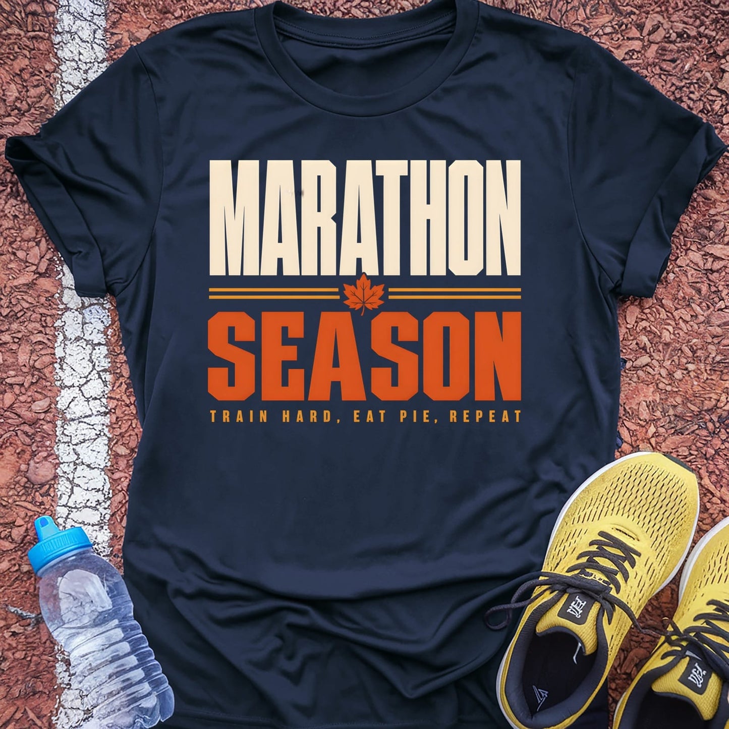 Marathon Season T-Shirt - Navy