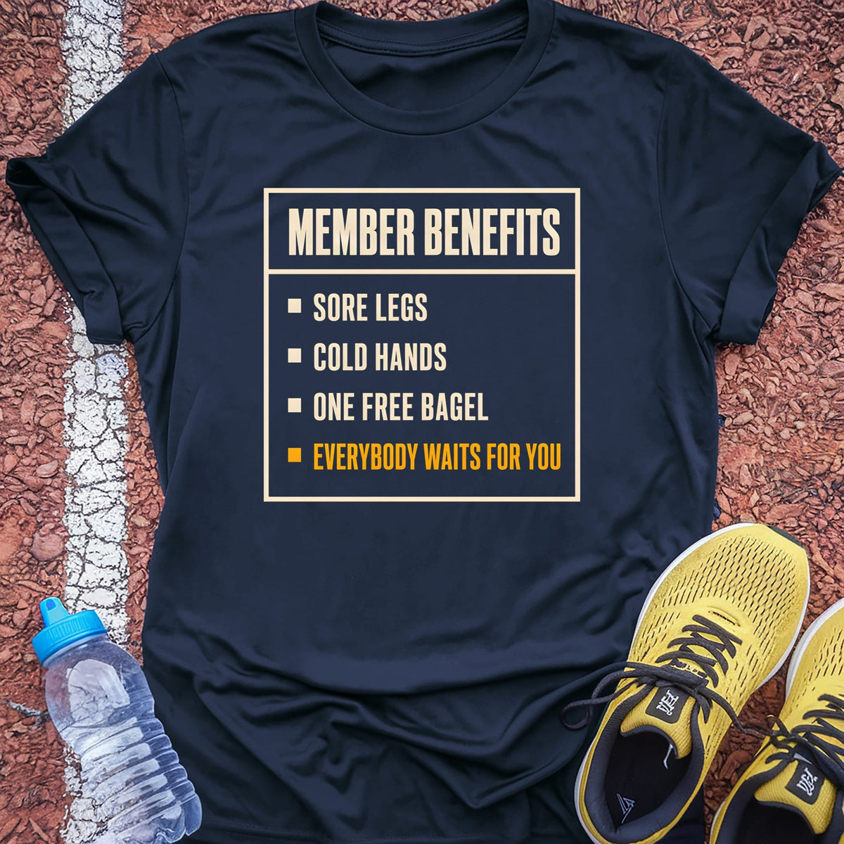 Member Benefits t-shirt — Navy