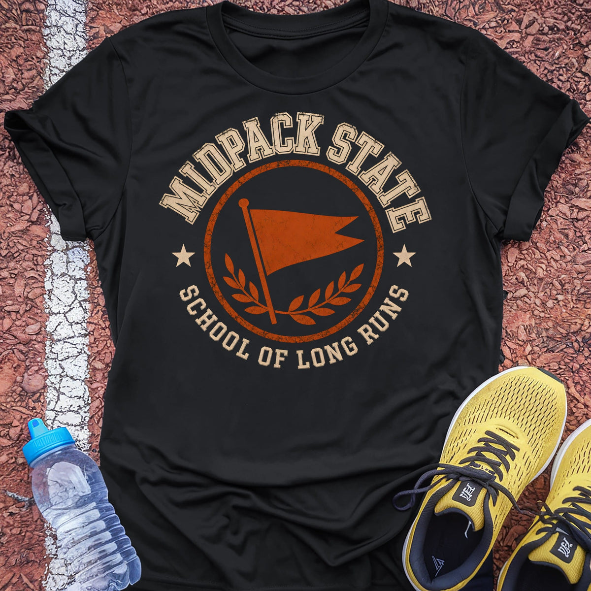 Midpack State t-shirt — Black