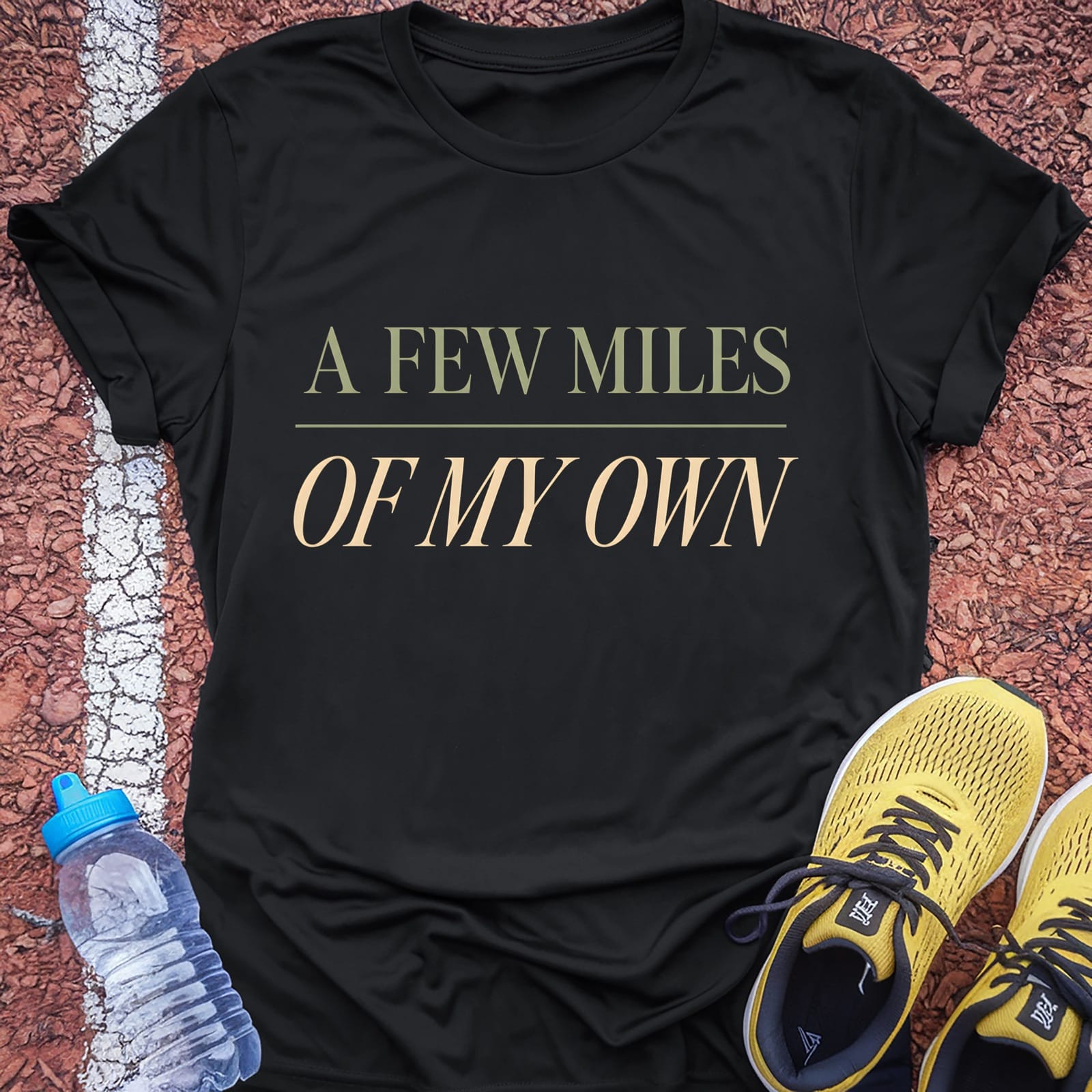 Miles of My Own t-shirt — Black
